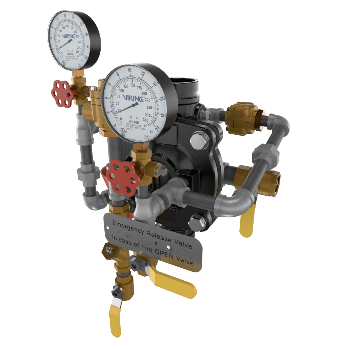 VXD DELUGE - PNEUMATIC RELEASE TRIMMED - Fire Protection Parts