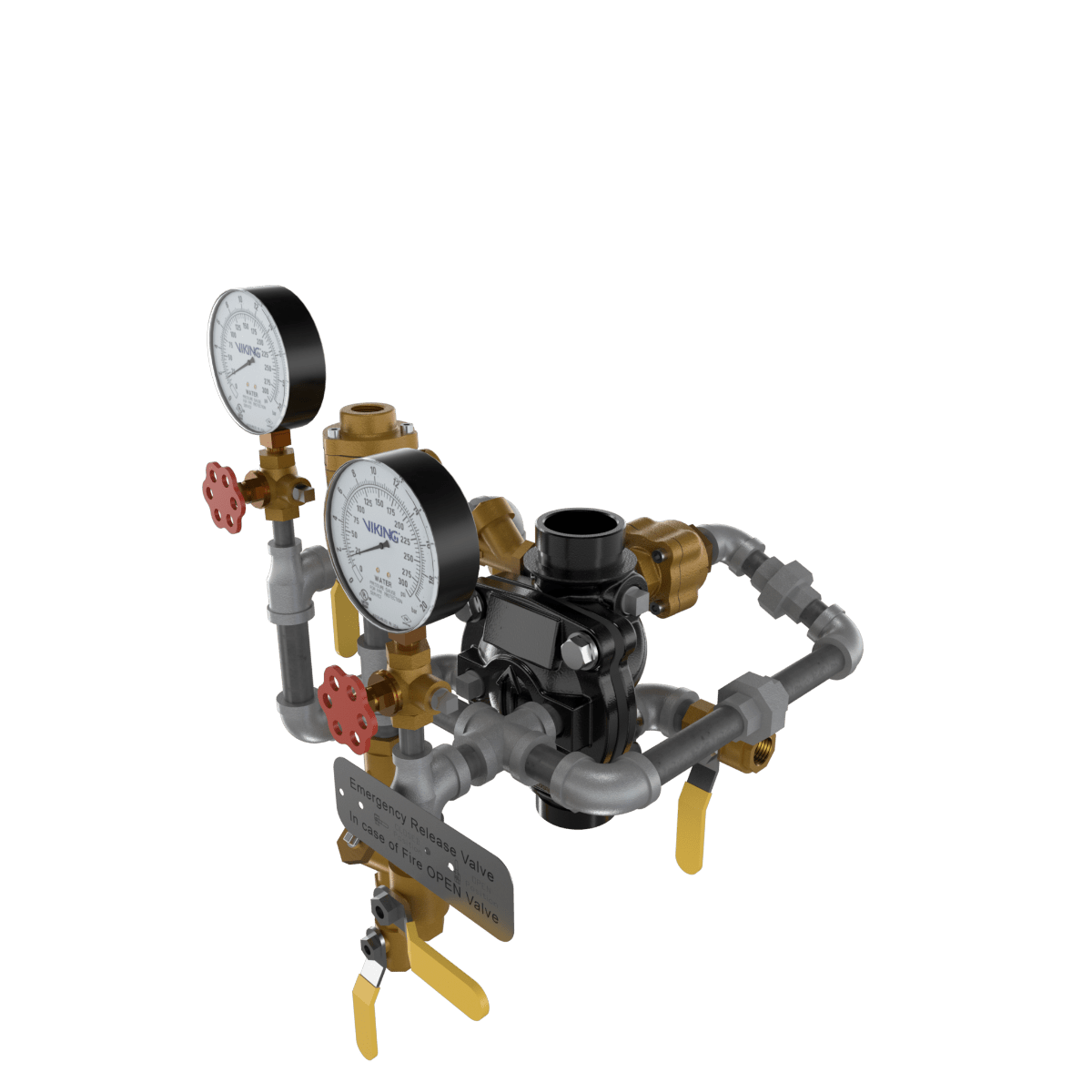 VXD DELUGE - PNEUMATIC RELEASE TRIMMED - Fire Protection Parts