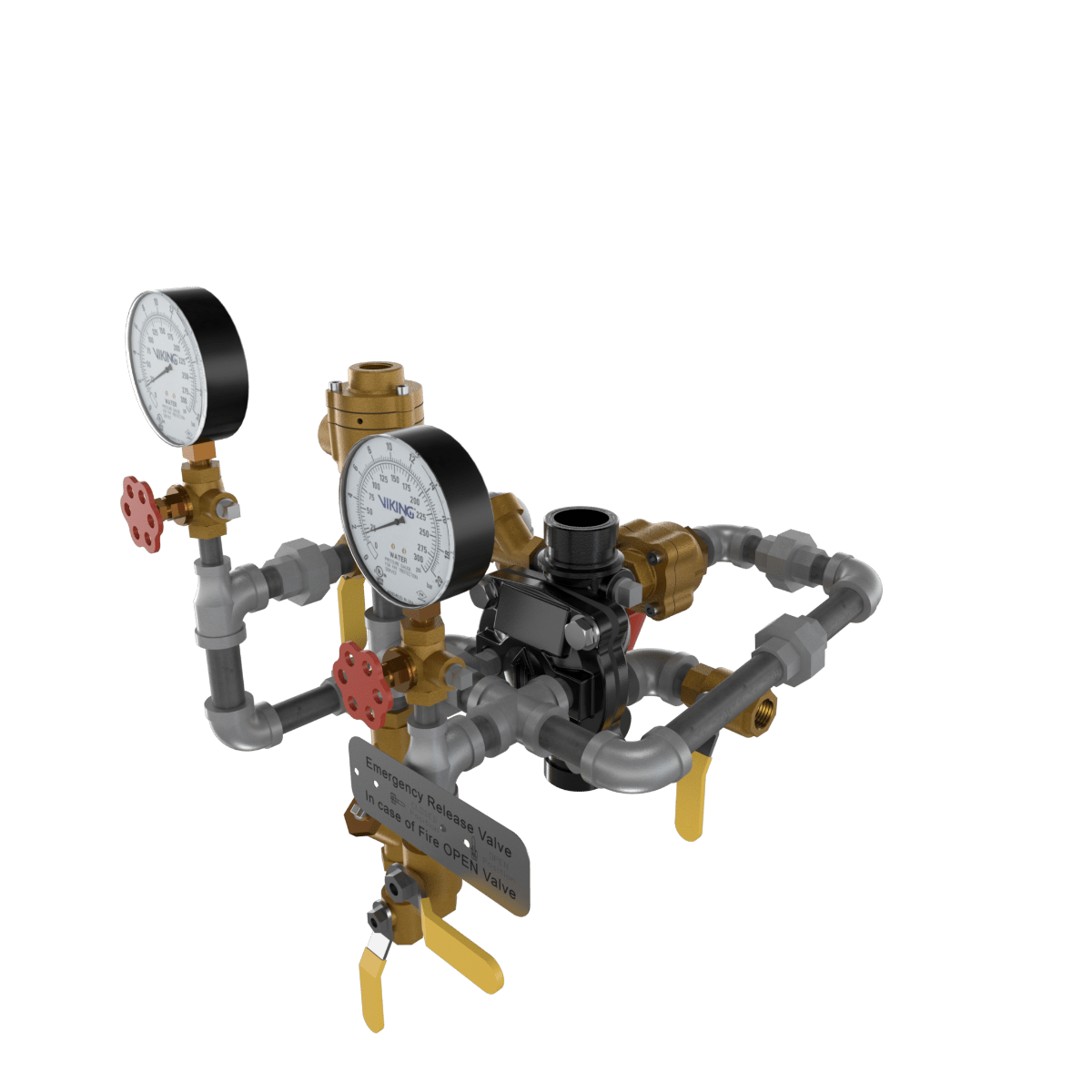 VXD DELUGE - PNEUMATIC RELEASE TRIMMED - Fire Protection Parts