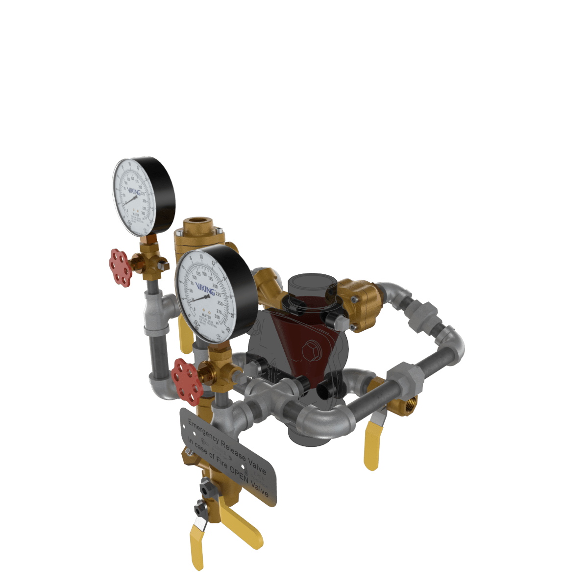 VXD DELUGE - PNEUMATIC RELEASE TRIMMED - Fire Protection Parts