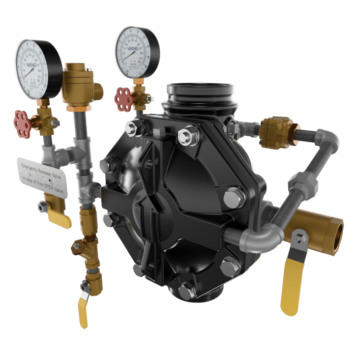 VXD DELUGE - PNEUMATIC RELEASE TRIMMED - Fire Protection Parts