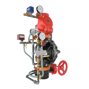 VXD Double Interlock Preaction Electric Pneumatic Riser Fire Protection System by Viking