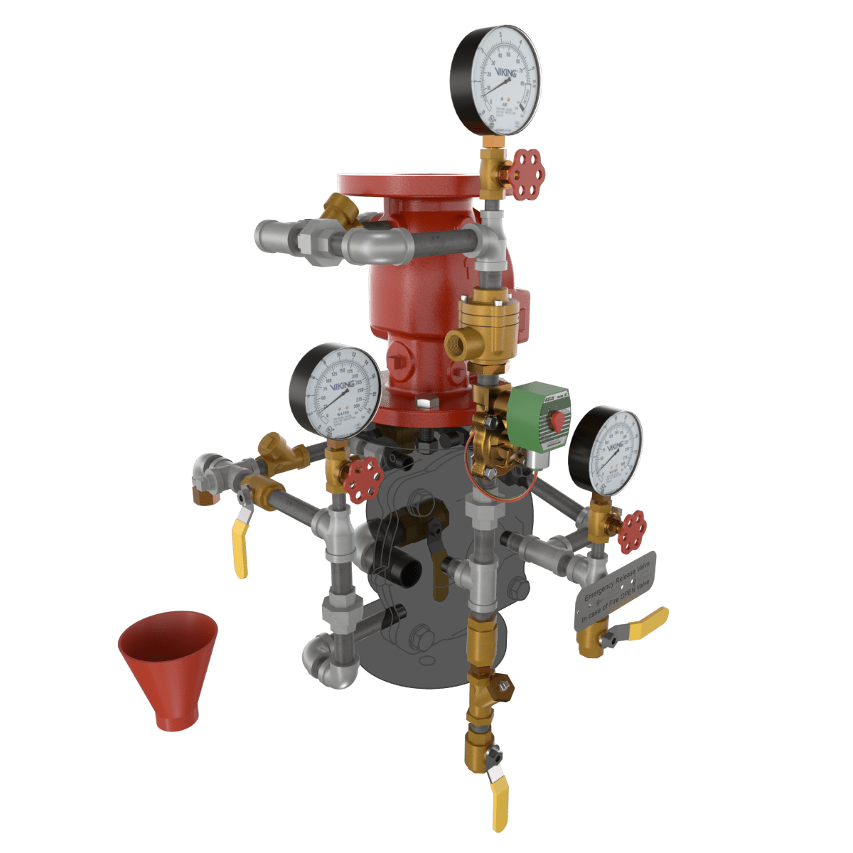 VXD PREACTION DOUBLE INTERLOCK ELE/PNEU RELEASE TRIMMED - Fire Protection Parts