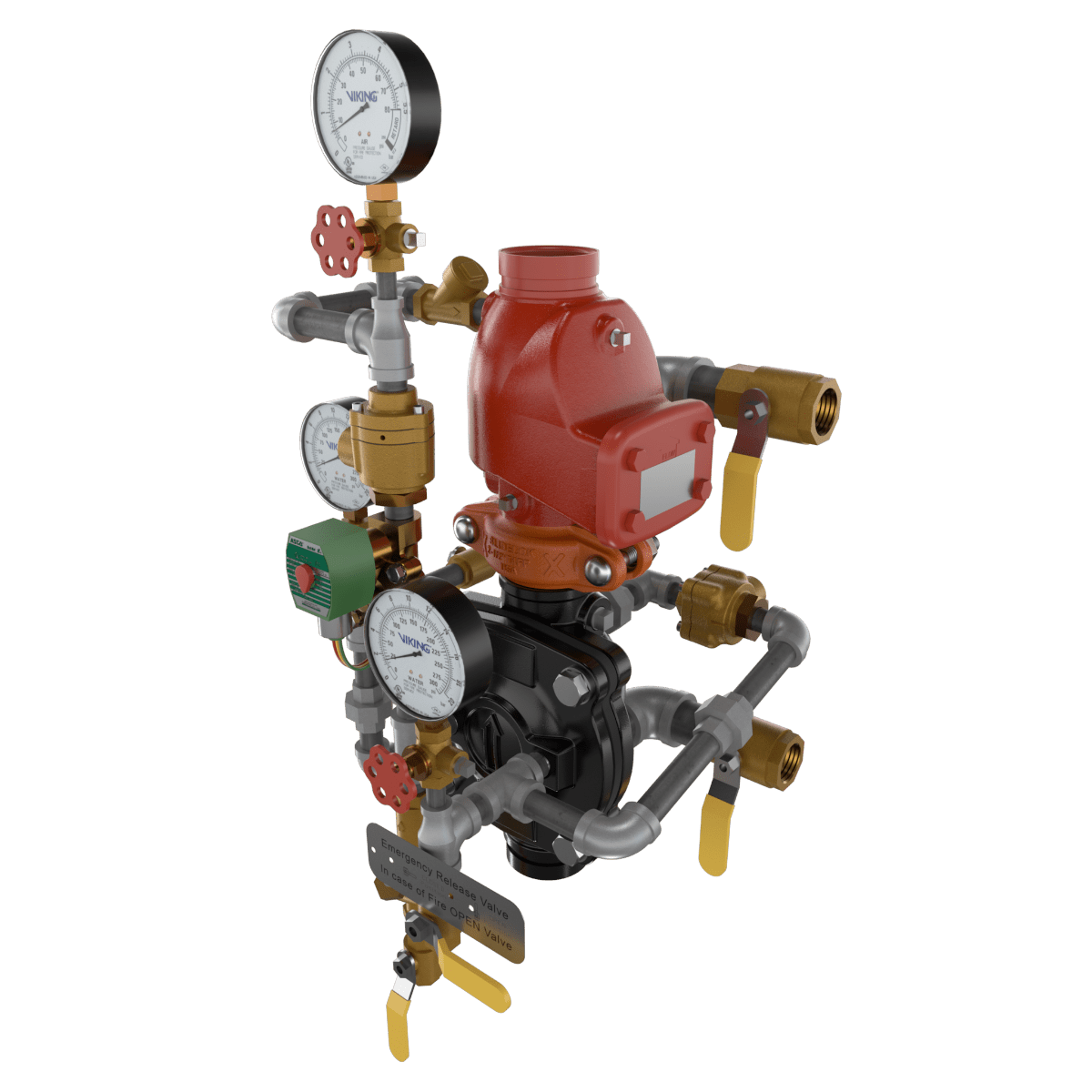 VXD PREACTION DOUBLE INTERLOCK ELE/PNEU RELEASE TRIMMED - Fire Protection Parts