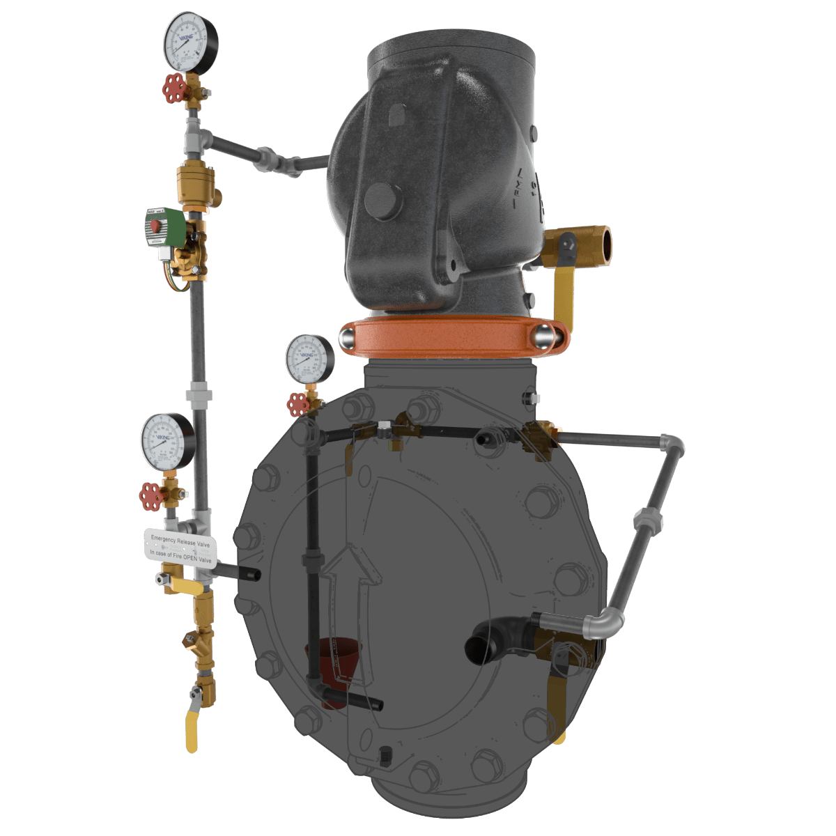 VXD PREACTION DOUBLE INTERLOCK ELE/PNEU RELEASE TRIMMED - Fire Protection Parts