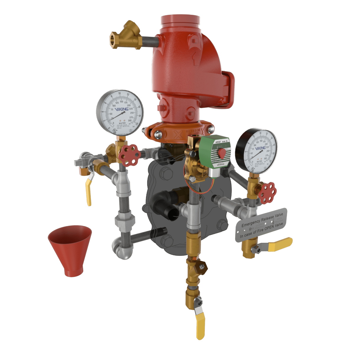 VXD PREACTION ELECTRIC RELEASE TRIMMED - Fire Protection Parts