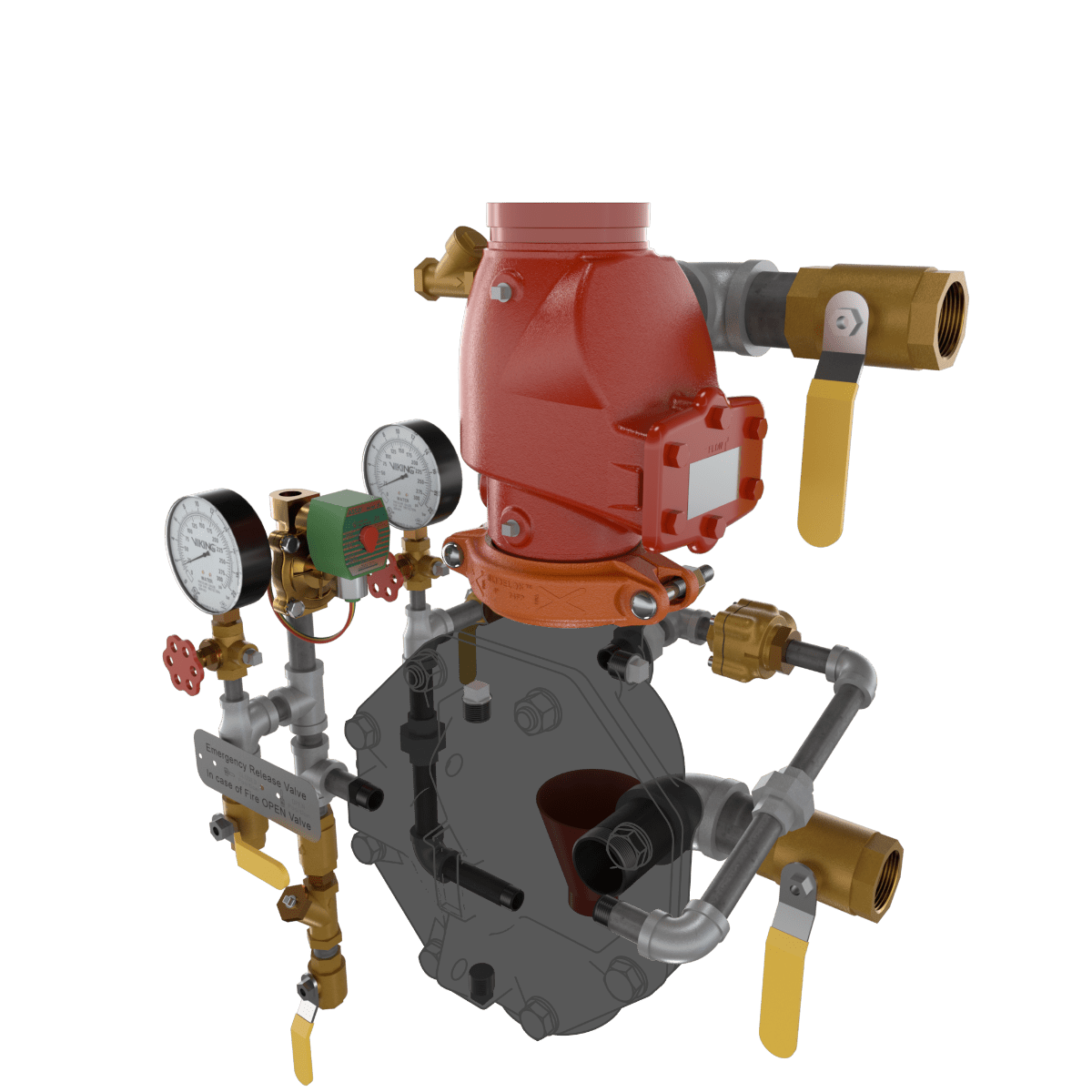 VXD PREACTION ELECTRIC RELEASE TRIMMED - Fire Protection Parts