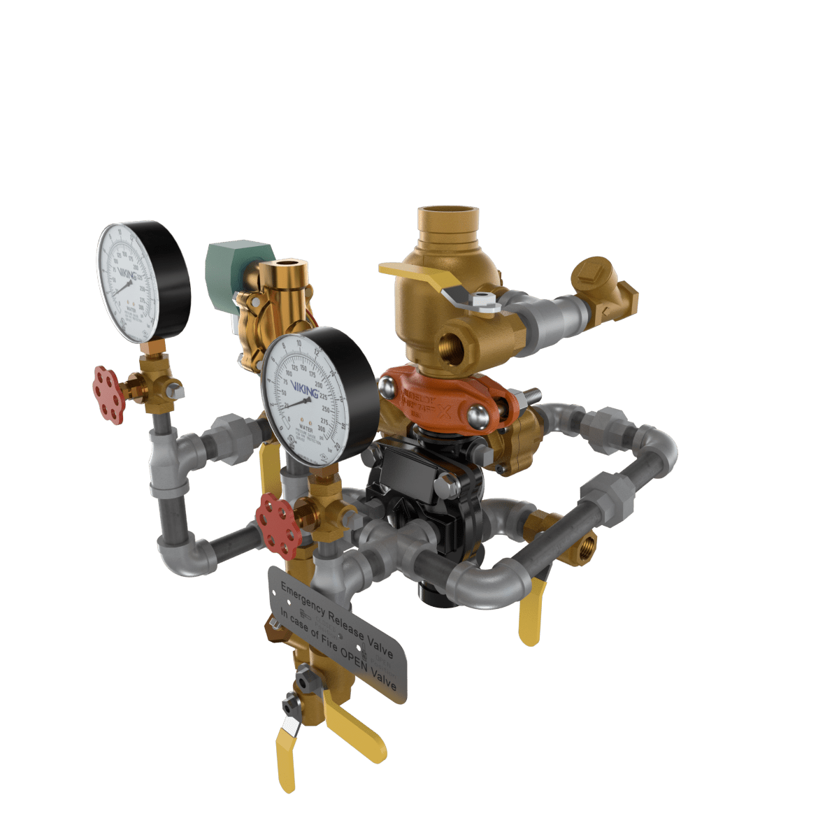 VXD PREACTION ELECTRIC RELEASE TRIMMED - Fire Protection Parts