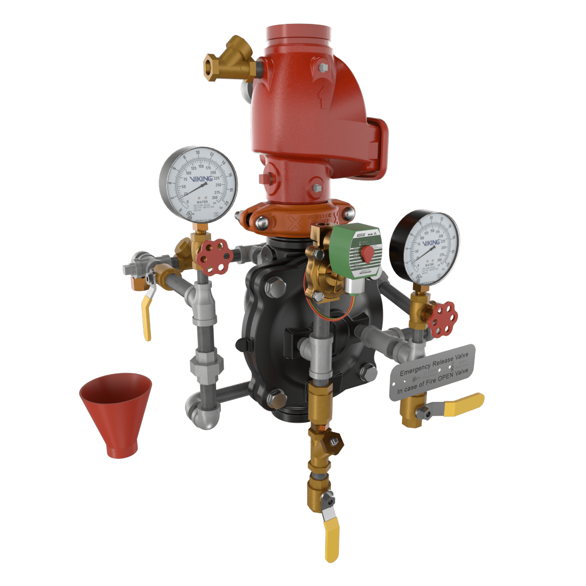 VXD PREACTION ELECTRIC RELEASE TRIMMED - Fire Protection Parts