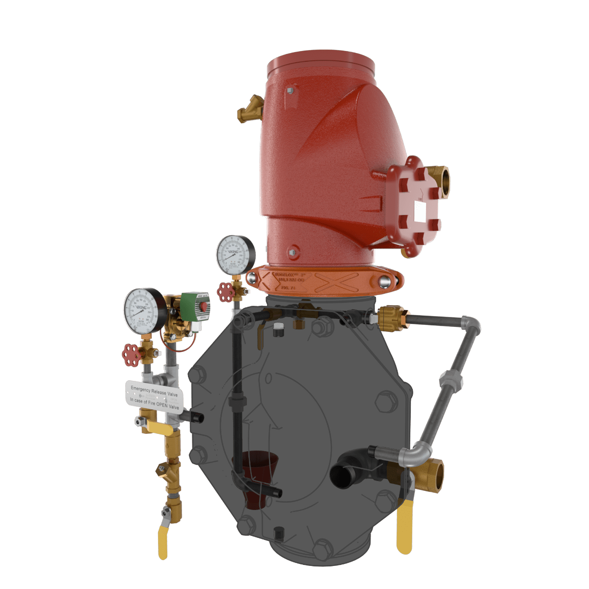 VXD PREACTION ELECTRIC RELEASE TRIMMED - Fire Protection Parts