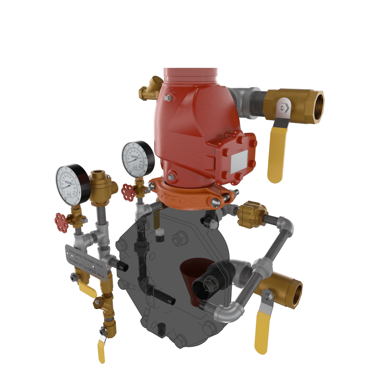 VXD PREACTION PNEUMATIC RELEASE TRIMMED - Fire Protection Parts