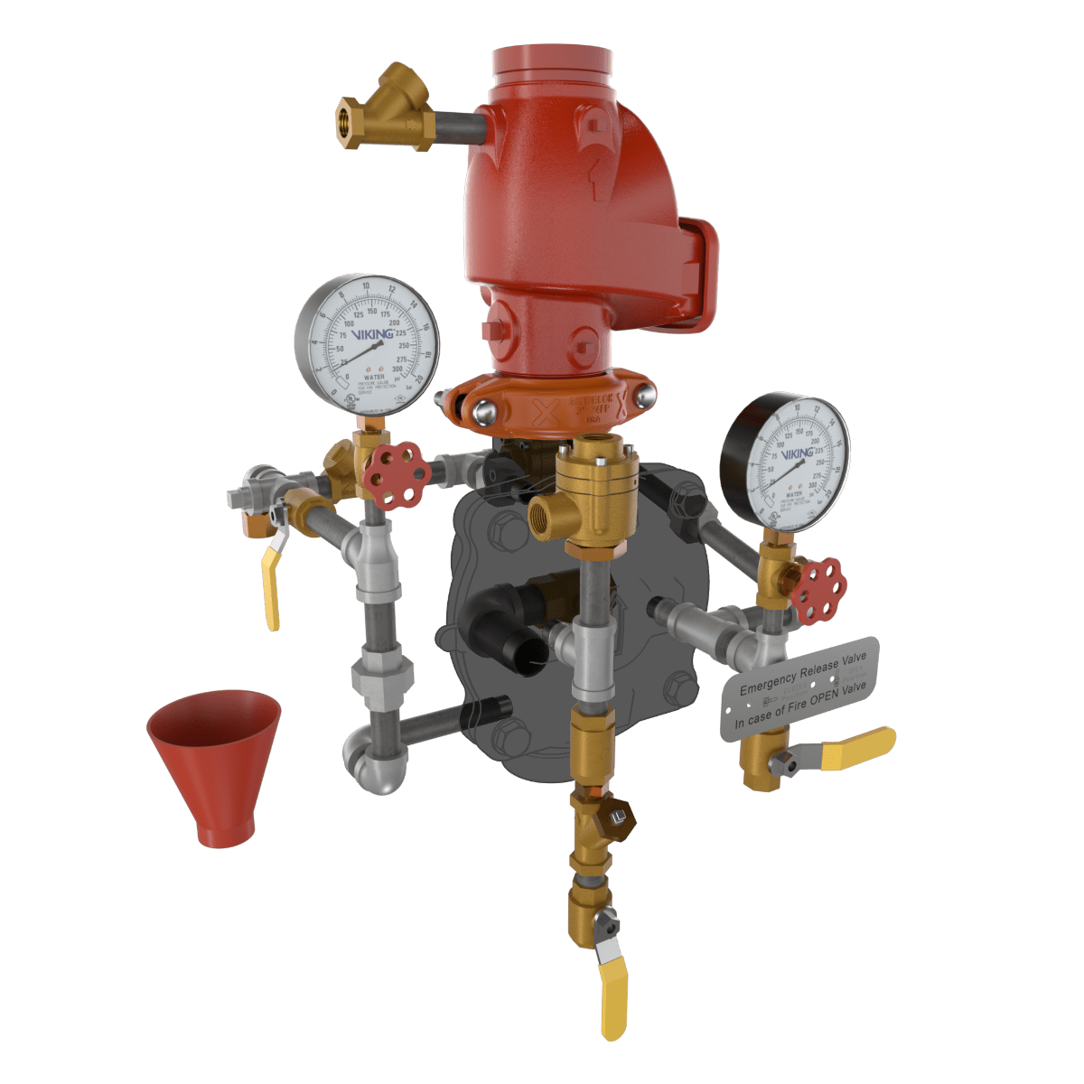 VXD PREACTION PNEUMATIC RELEASE TRIMMED - Fire Protection Parts