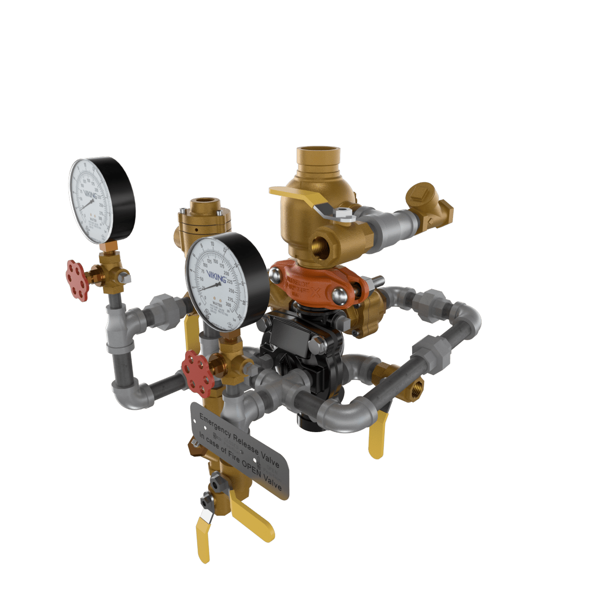 VXD PREACTION PNEUMATIC RELEASE TRIMMED - Fire Protection Parts