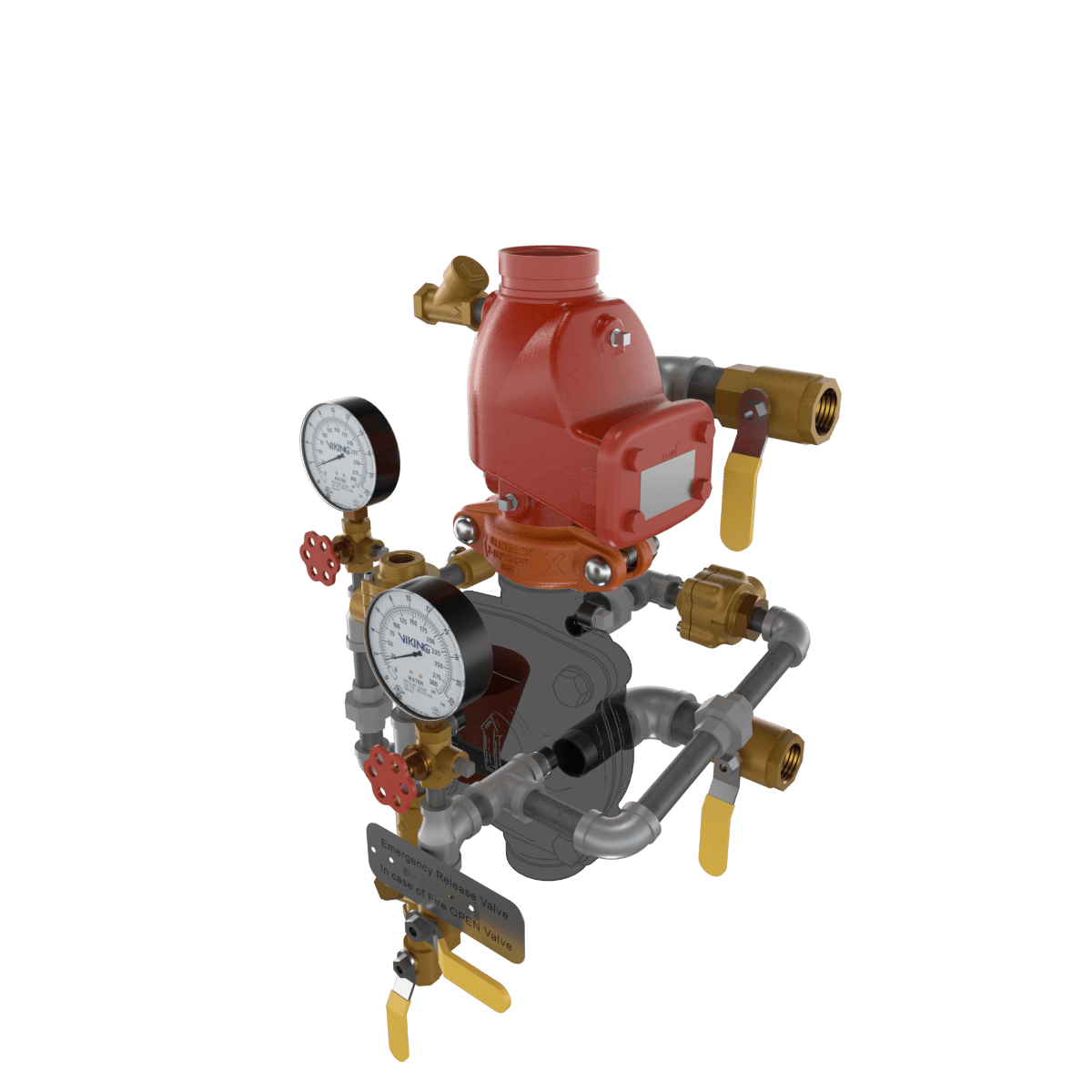 VXD PREACTION PNEUMATIC RELEASE TRIMMED - Fire Protection Parts