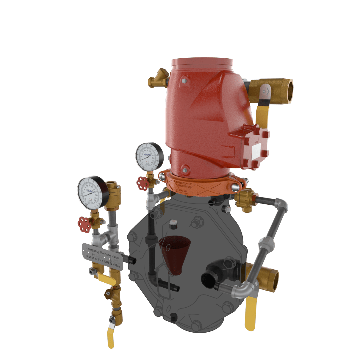 VXD PREACTION PNEUMATIC RELEASE TRIMMED - Fire Protection Parts