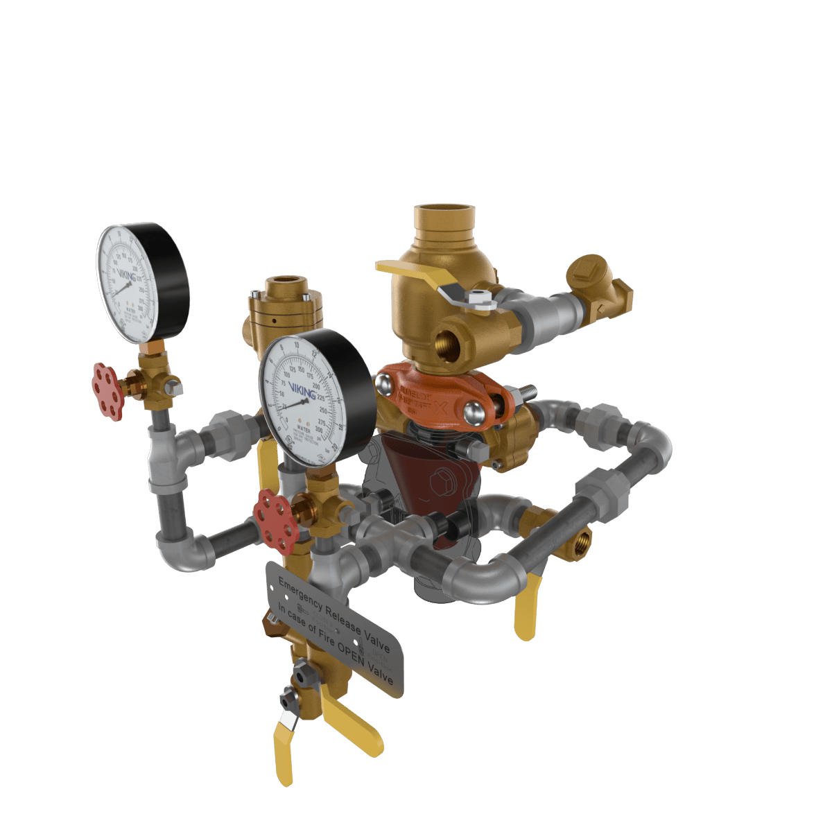 VXD PREACTION PNEUMATIC RELEASE TRIMMED - Fire Protection Parts