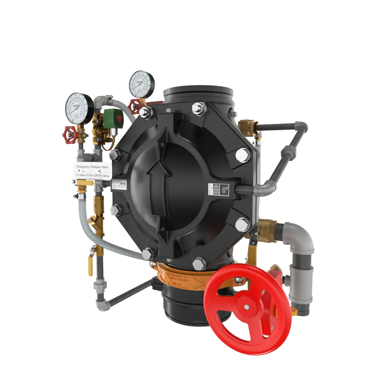 VXD PTR Deluge System With Electric Release Pre Trimmed Riser by Fire Protection Parts