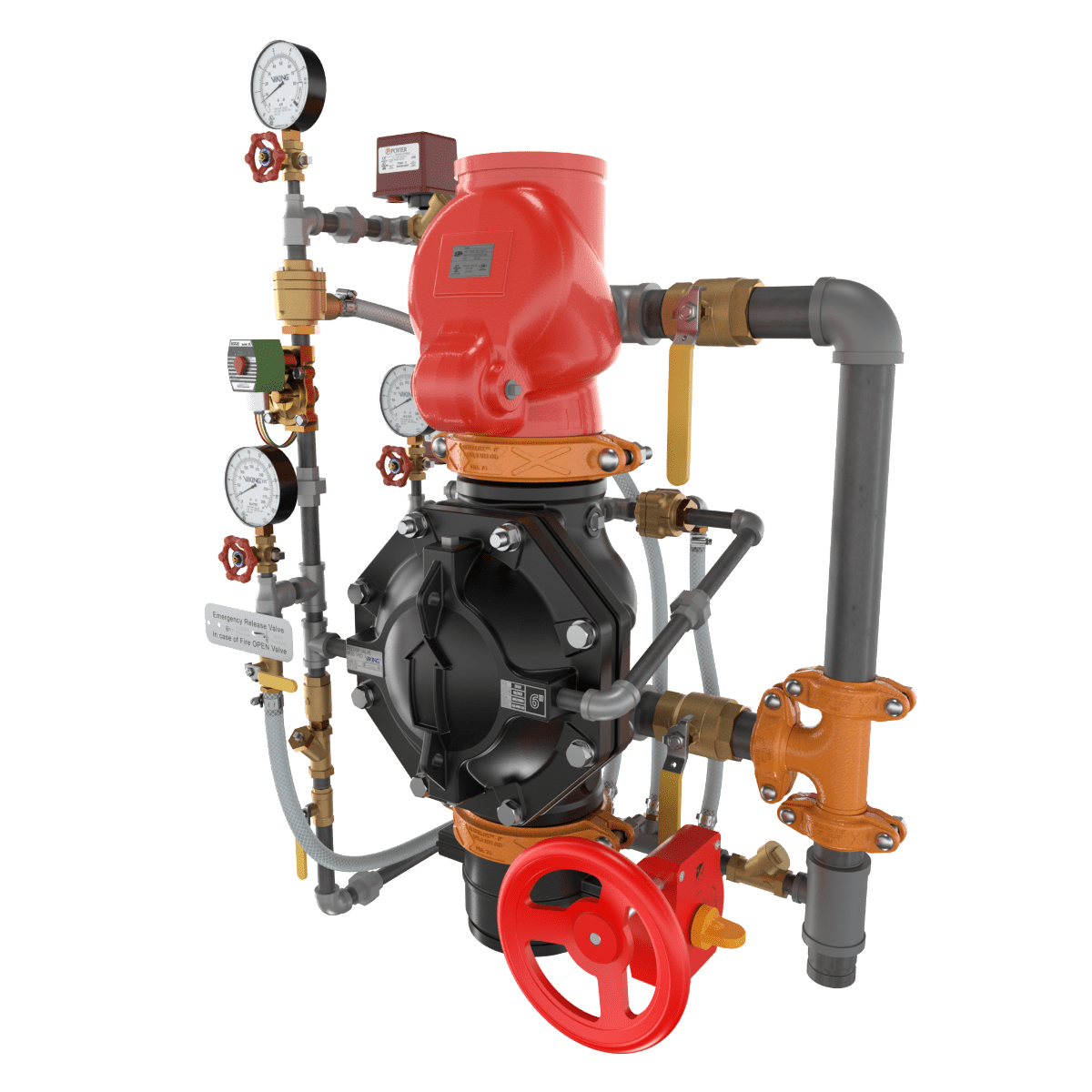 VXD PTR DOUBLE INTERLOCK WITH ELECTRIC/PNEUMATIC RELEASE - Fire Protection Parts