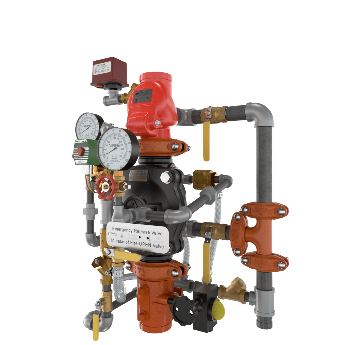 VXD PTR SINGLE INTERLOCK/DOUBLE INTERLOCK ELECTRIC RELEASE - Fire Protection Parts