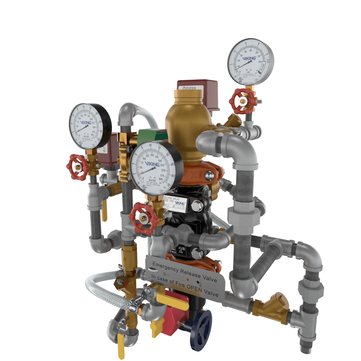 VXD PTR SINGLE INTERLOCK/DOUBLE INTERLOCK ELECTRIC RELEASE - Fire Protection Parts
