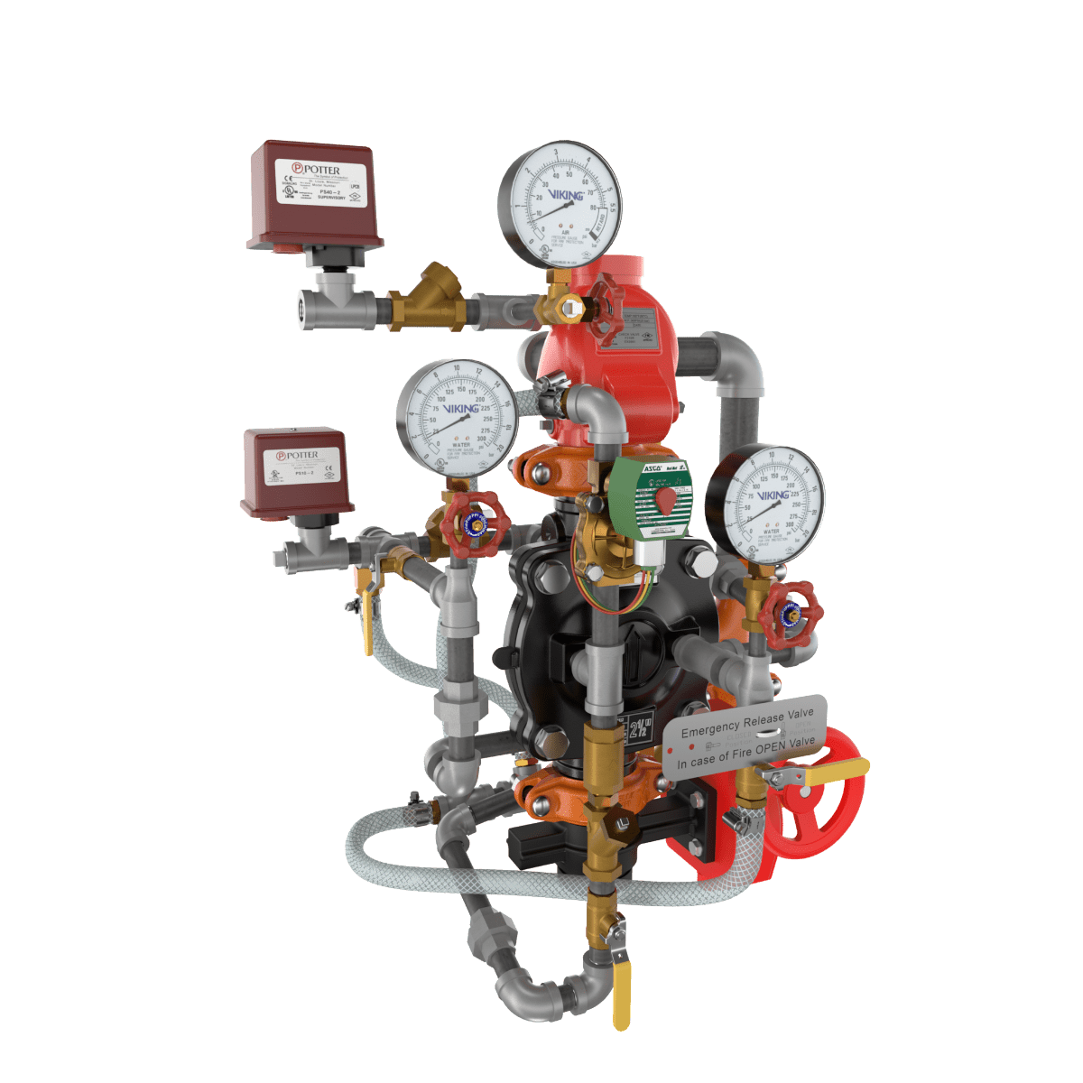 VXD PTR SINGLE INTERLOCK/DOUBLE INTERLOCK ELECTRIC RELEASE - Fire Protection Parts