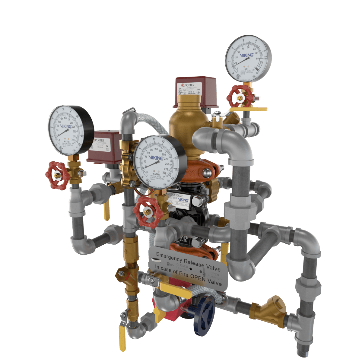 VXD PTR SINGLE INTERLOCK/DOUBLE INTERLOCK ELECTRIC RELEASE - Fire Protection Parts