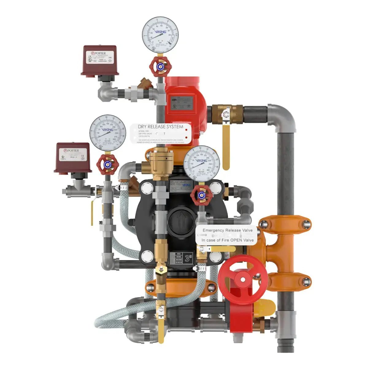 VXD Upgradeable Pre-Trimmed Fire Protection Riser for Data Centers by Viking