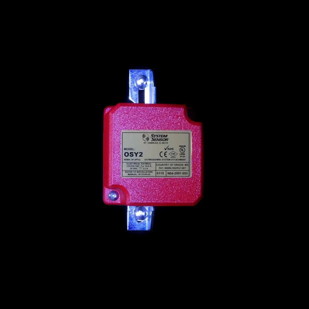 Reliable Fire Tamper Switch OSY2A System Monitoring by Reliable Sprinkler